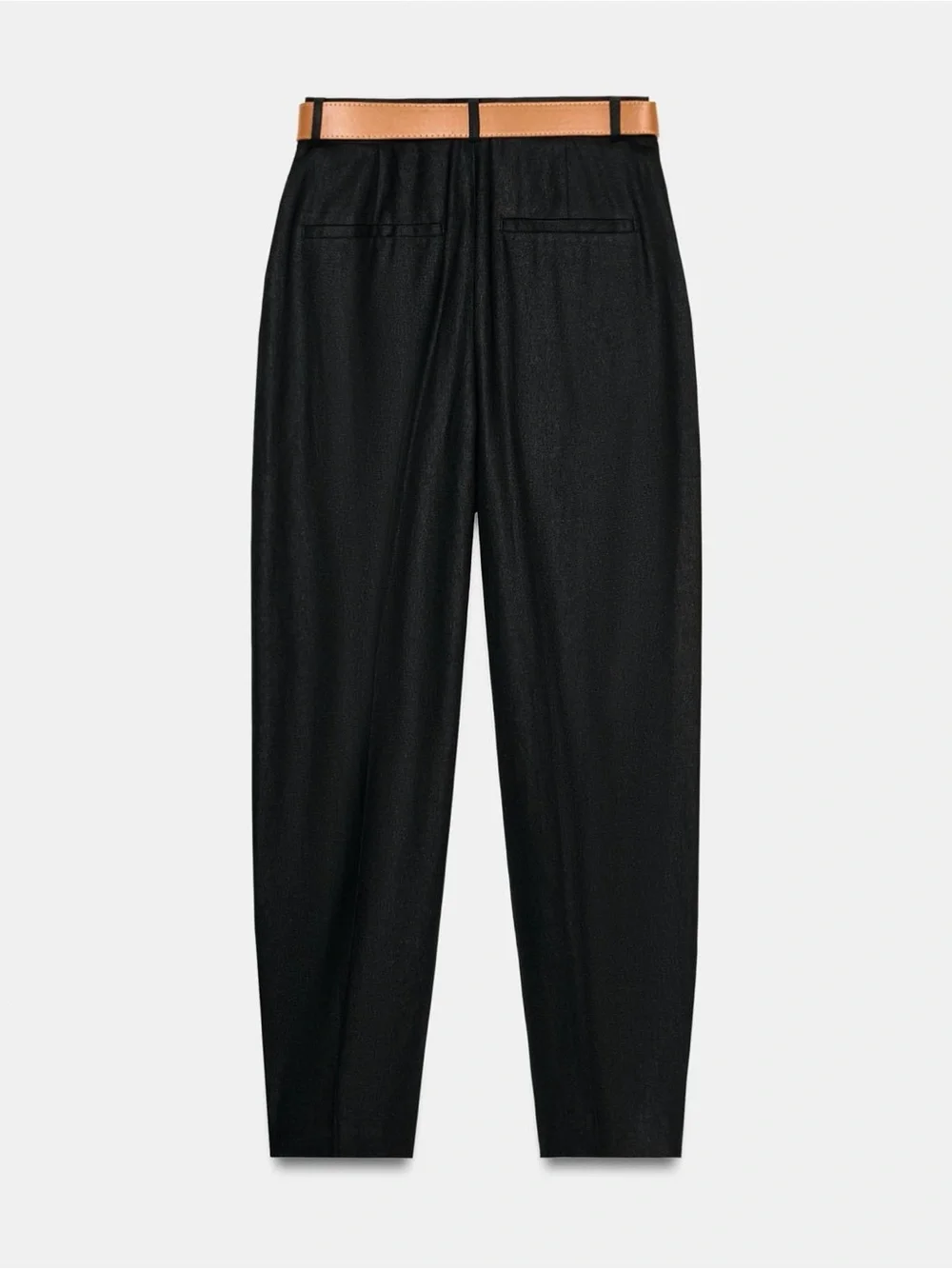 NWT - Zara Women Linen Pants with Belt - Super Trendy!